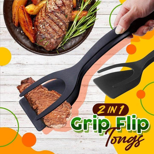 ?Hot Sale?2 In 1 Grip Flip Tongs(40% OFF)